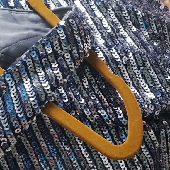 Purple Sequin Prom Dress - Picture 4 of 6